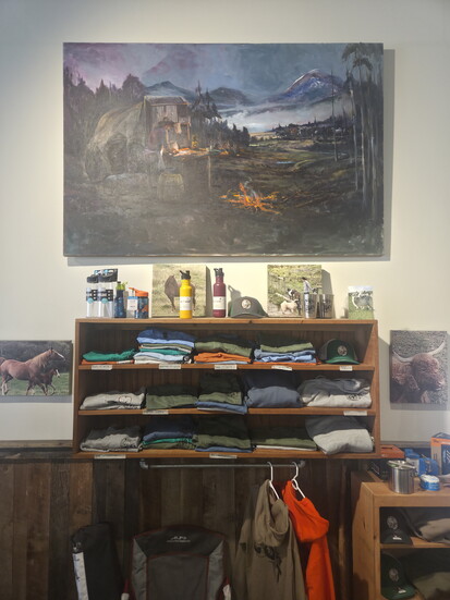 Merchandise at the store in Back of the Dragon Brewery. Photo Credit: Jennifer Waldera