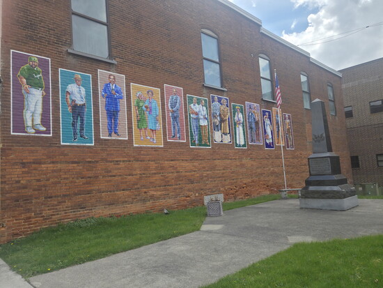 Mural on Main Street in Tazewell. Photo Credit: Jennifer Waldera