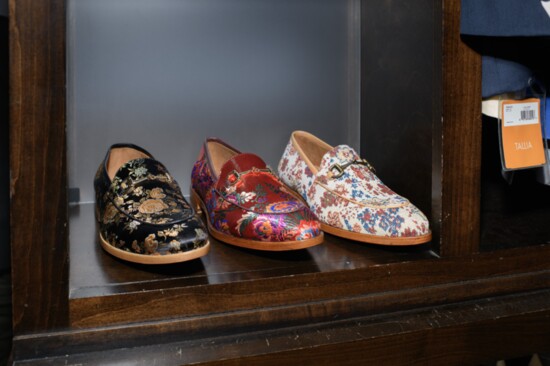 Custom shoes at The Wardrobe.