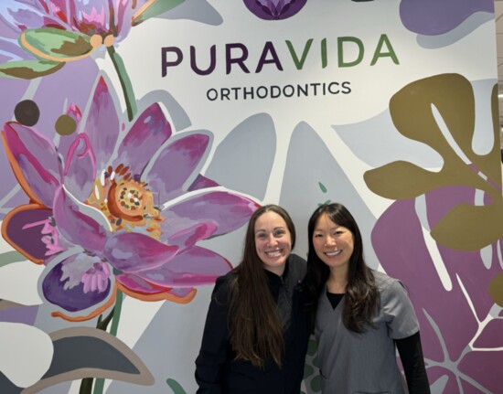 Dr. Alisa Madson (right) and team member.