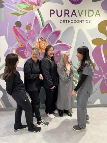 Dr. Alisa Madson (right) and team members.
