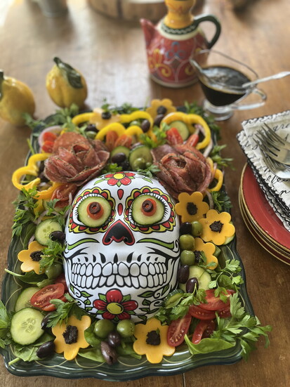 Día de los Muertos Antipasto Salad