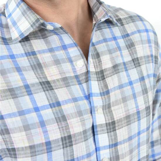 Plaid All Over – A lightweight shirt for work, evenings, weekends, pool parties, backyard and you name it. Mr. Tux Lake Zurich. $$