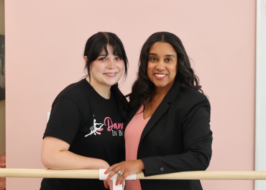 Dance In Bloom insgtructor Maddie Williams (left) and Destiny Smith.