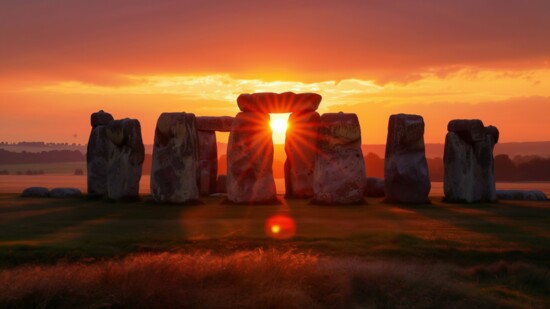 Summer Solstice Sunset, Stone Henge - United Kingdom