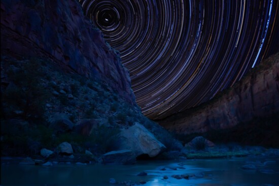 Photographer Mary Teraji snaps head-spinning time lapse scenes from the Dolores River.