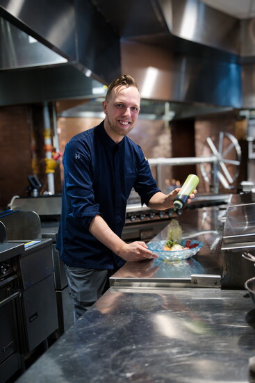 Chef Oliver Koster at Cast & Crew