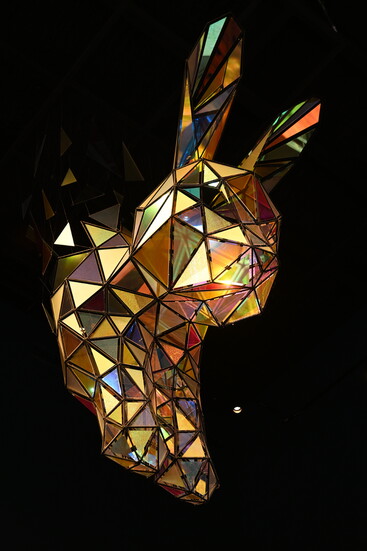 Rabbit Hole Chandelier by Ilya Tinker