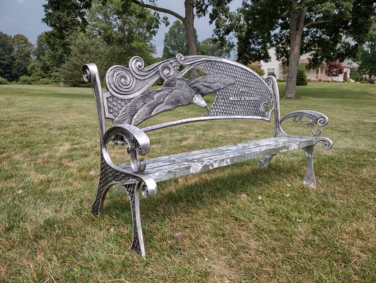 Private Commission park bench memorial