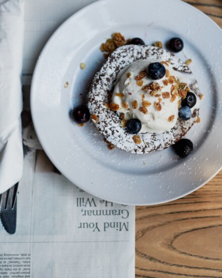 Flourless Chocolate Cake. Courtesy Zinqué 