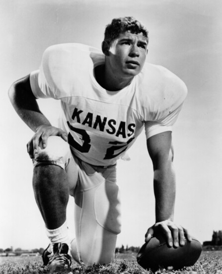 Fullback John Riggins played for KU from 1968-1970 before going to the NFL