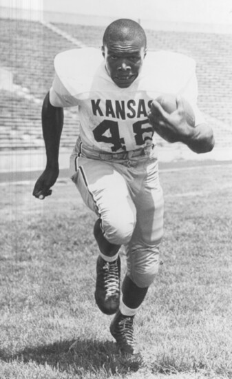 Gale Sayers, known as the Kansas Comet, played at KU from 1962-1964