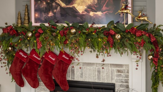 Add classic white string lights.