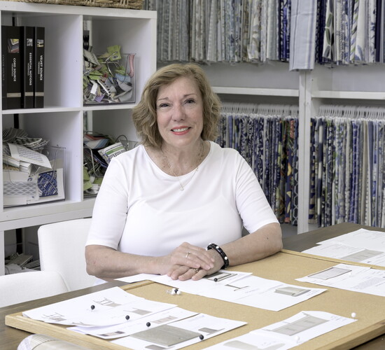 Gayle Rector in The Design Center at Venice Living Furniture & Interiors. (Photo by Brian Glantz/1st Glantz Media)  