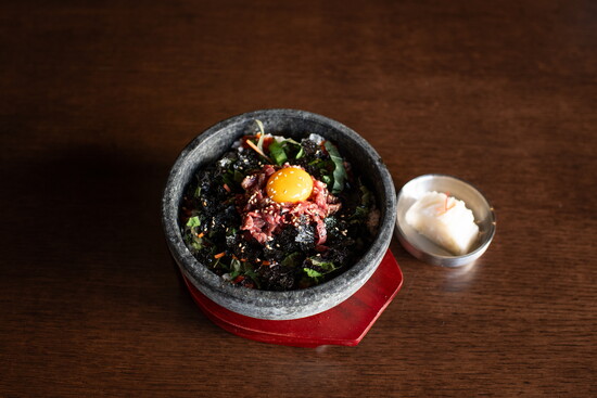 Dishes include pork spareribs and beef short ribs with traditional accoutrements 