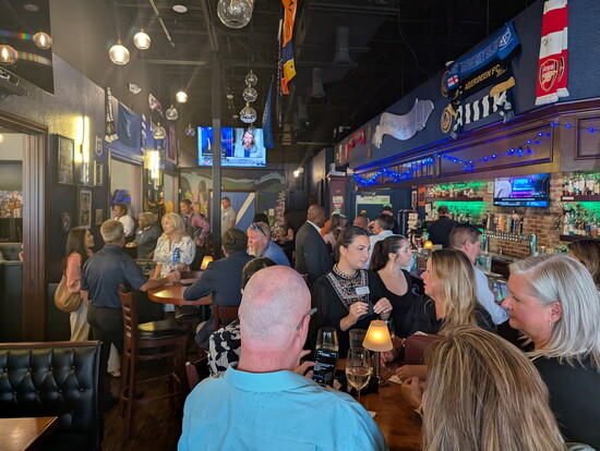 Chamber business connection event.