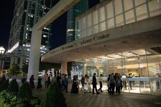 The Meyerson at night