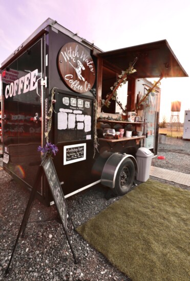 Witch Water Coffee serves up coffee to patrons at the Hilltop Food Truck Park.