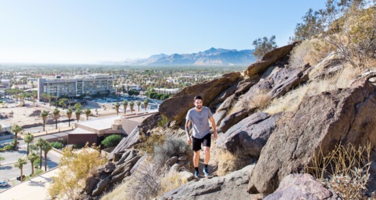 Hikers can access trails in the heart of downtown Palm Springs