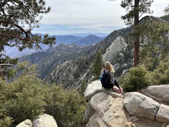 Taking in the views from atop Mt. San Jacinto