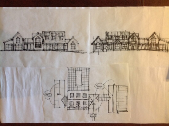 Sketches by Paul Thomspons. Photo courtesy of ADW: Architectural Design Works