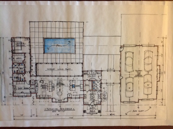 Sketches by Paul Thomspons. Photo courtesy of ADW: Architectural Design Works