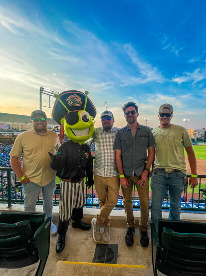 Team Frye Build + Design stepped out for a fun night at the ballpark.