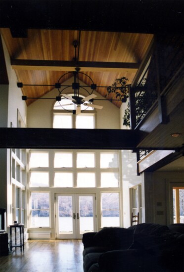 The interior of the Westbrook home, built by JWM Architects