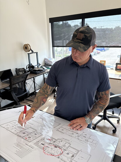 Tiziano Iannitelli Working On a Plan