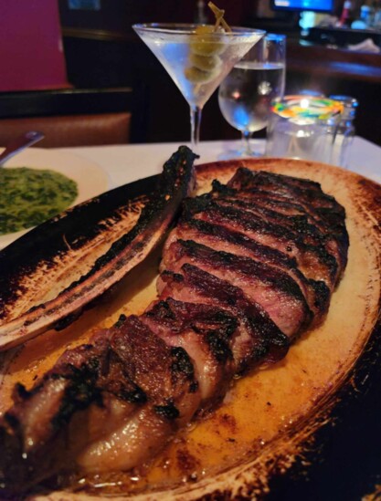 Tomahawk Steak at Blackstones