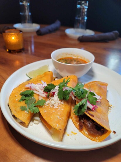 Birria Tacos at Geronimo 