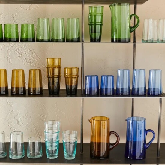 Recycled Glassware at Durango Sustainble Goods