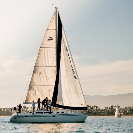 Sailing... takes me away. Photo by Blake Bronstad/Courtesy of Visit Santa Barbara