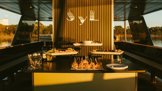 Some of the extraordinary cuisine enjoyed during the sunset cruise aboard Sol y Luna.