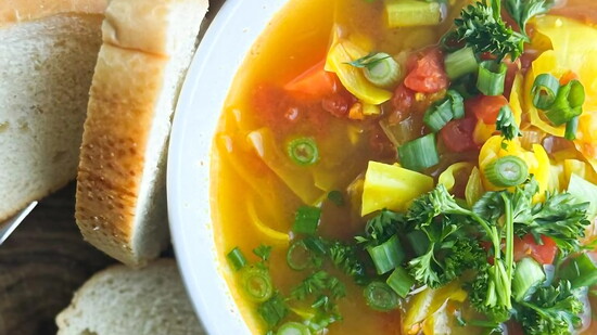 Chef Mila Furman's Detox Chicken-Cabbage Soup