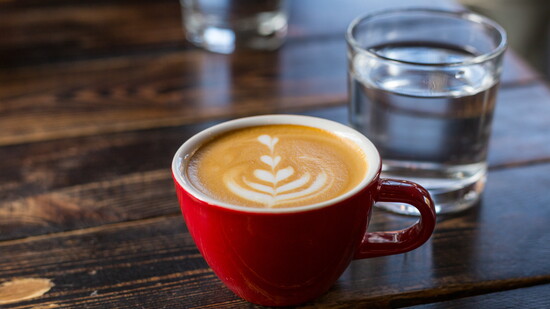 Drink a glass of water before you drink your coffee.