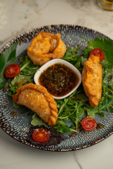 Empanadas Argentinas are a trio of crispy appetizers, authentic savory fillings wrapped in crispy shells
