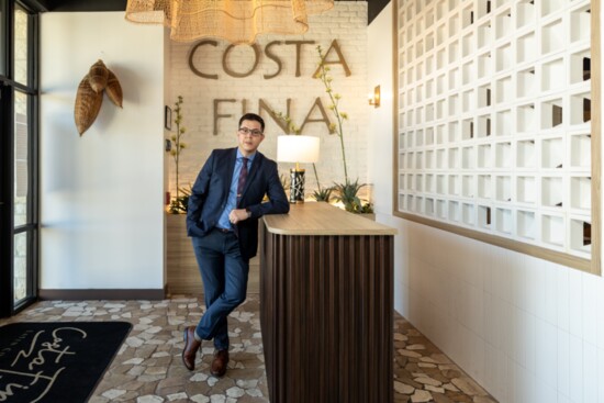 Enrique Orioli at Costa Fina, one of several restaurant concepts the Orioli family has brought to The Woodlands.