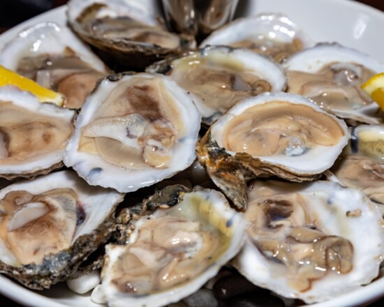 The raw oyster bar is always a hit at Sea Salt.