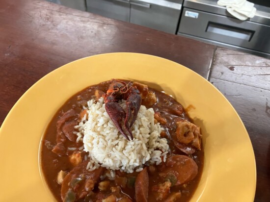 It wouldn't be New Orleans fare without jambalaya.