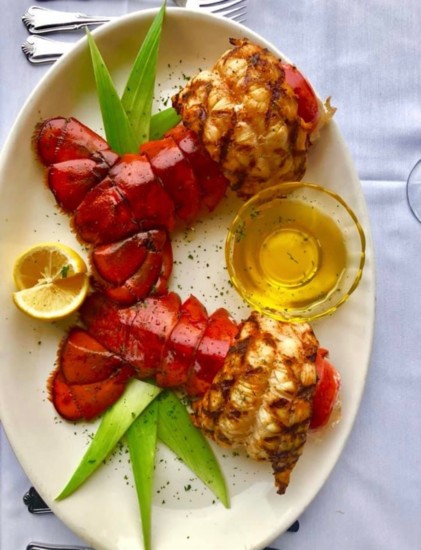 Lobster tails at Kemoll's Chop House
