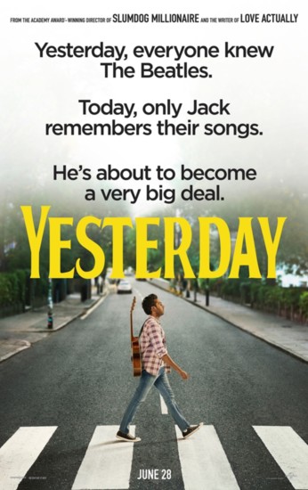 Yesterday Official Movie Poster - Copyright Universal Pictures