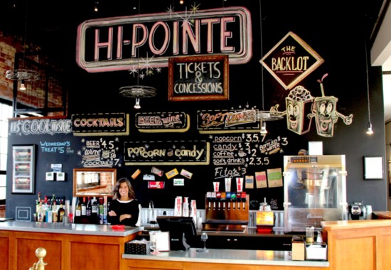 Hi-Pointe Backlot Theatre concession stand