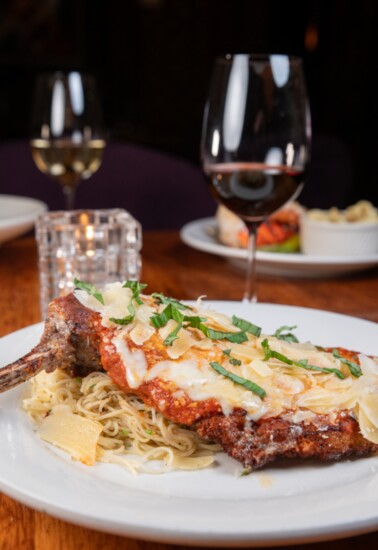 Benvenuti's veal parmesan paired with a nice red wine would be another great Valentine's Day selection.