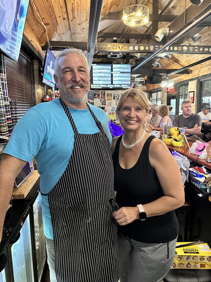 Kurt and Erin Strauss at Drunken Duck