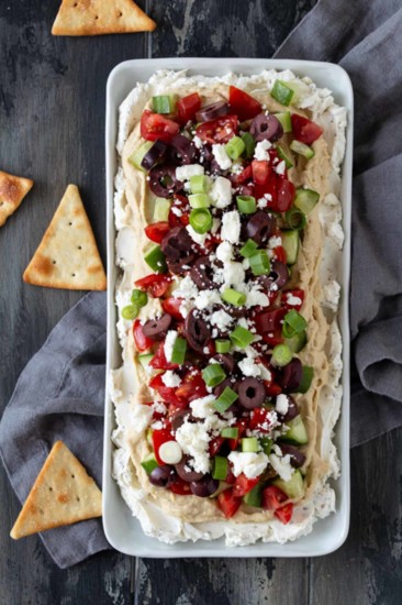 LAYERED GREEK DIP