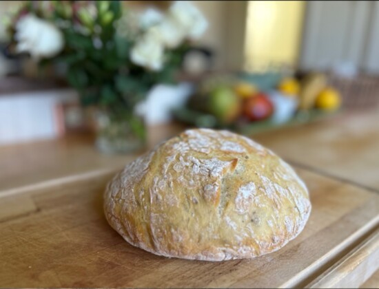 Fresh baked bread is available at Gervais & Lulu.