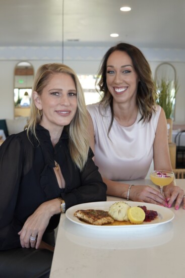 Restauranteurs Kym Johnson-Westhoff (left) and Rachel Pugh (right).