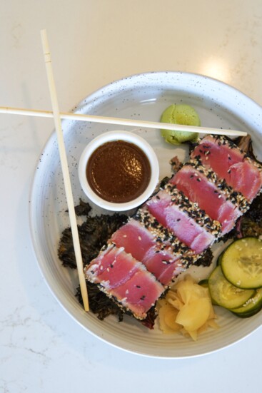 Seared Ahi, a favorite fish dish at Kiki Rae's.