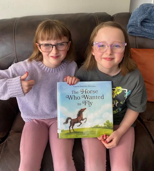 The twins like The Horse Who Wanted to Fly PC: Melissa Peterson